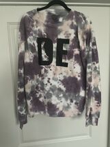 Ladies Home Free &quot;DE&quot; Long Sleeve Multi Color Fleece Sweatshirt - Size M... - $16.00