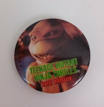 1991 Teenage Mutant Ninja Turtles The Movie Michelangelo 2&quot; Pin Button - $3.87