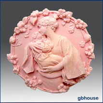Food Grade Silicone Chocolate/Sugarcraft Mold – Mother Hugs Child to her... - £33.30 GBP