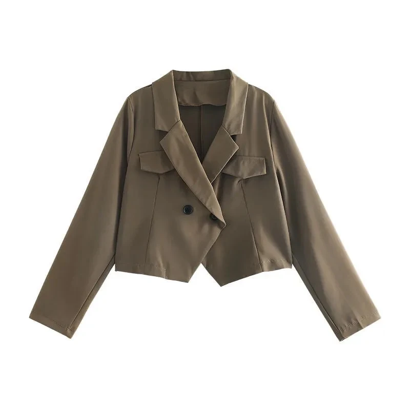 Female Jackets Long Sleeve Japan Vintage JK Suits with Buttons Cropped Jackets W - £116.92 GBP