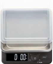 Black 22-Pound Capacity Taylor Precision Products Digital Kitchen Scale With - £33.71 GBP
