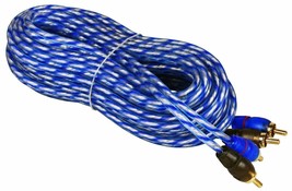 Rockville RTR252 25 Foot 2 Channel Twisted Pair RCA Cable Split Pin, 100... - $27.99