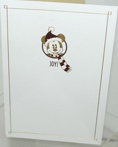 Hallmark Disney Mickey Mouse Joy Christmas Cards Set of 4 Red Envelopes image 2