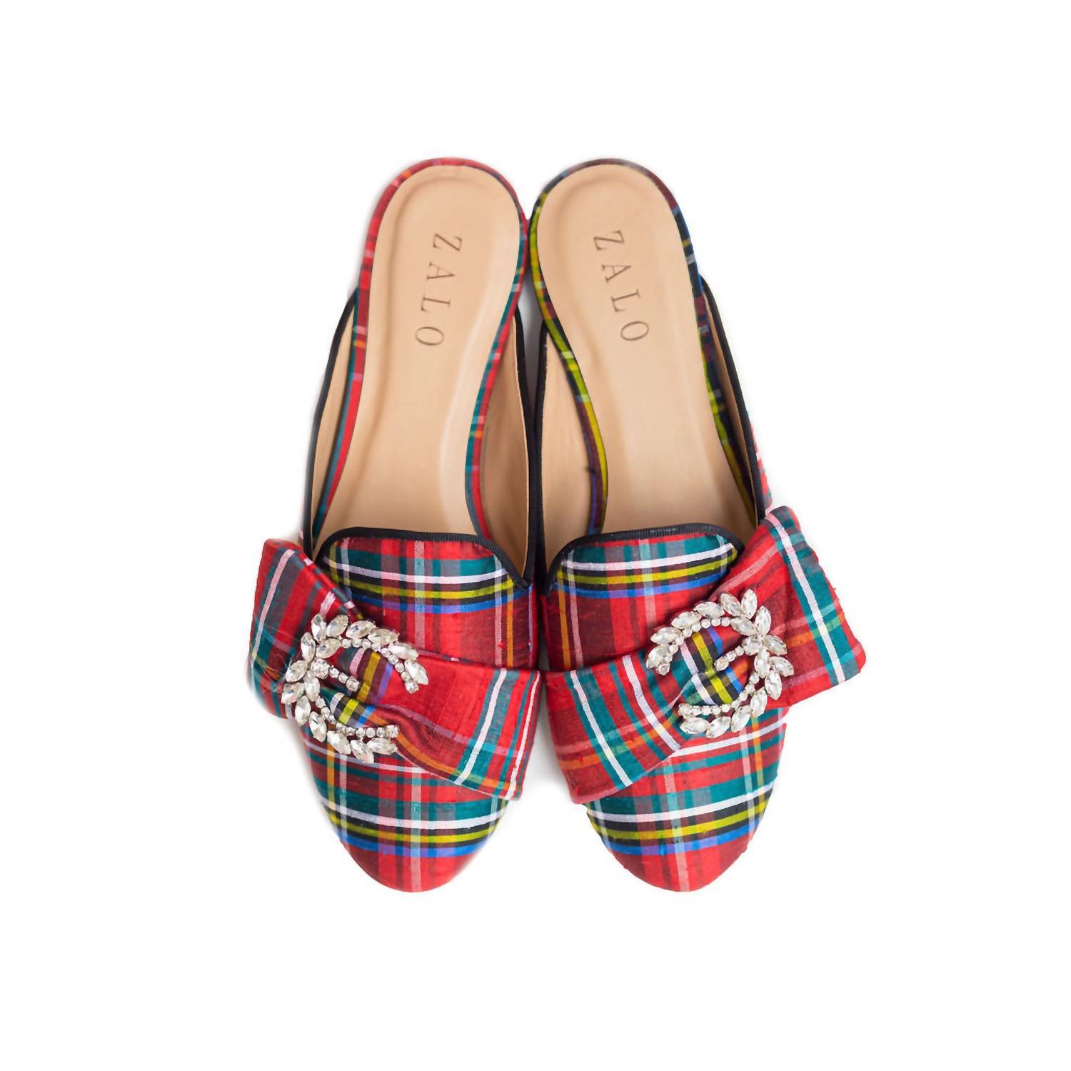 House Of Zalo cheers mule in Tartan