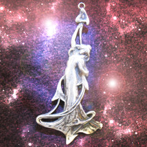 Haunted Antique Pin Ageless Beauty &amp; Wealth Highest Light Collection Ooak Magick - £267.16 GBP