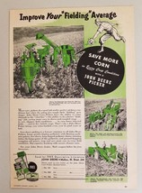 1952 Print Ad John Deere Tractors Pull Corn Pickers on Farm Moline,IL - £11.83 GBP