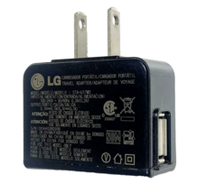 LG Travel Adapter 5V 0.7A for USB Devices - Black - $9.89
