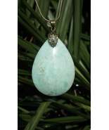 Amazonite necklace with bronze bail - €17,83 EUR+