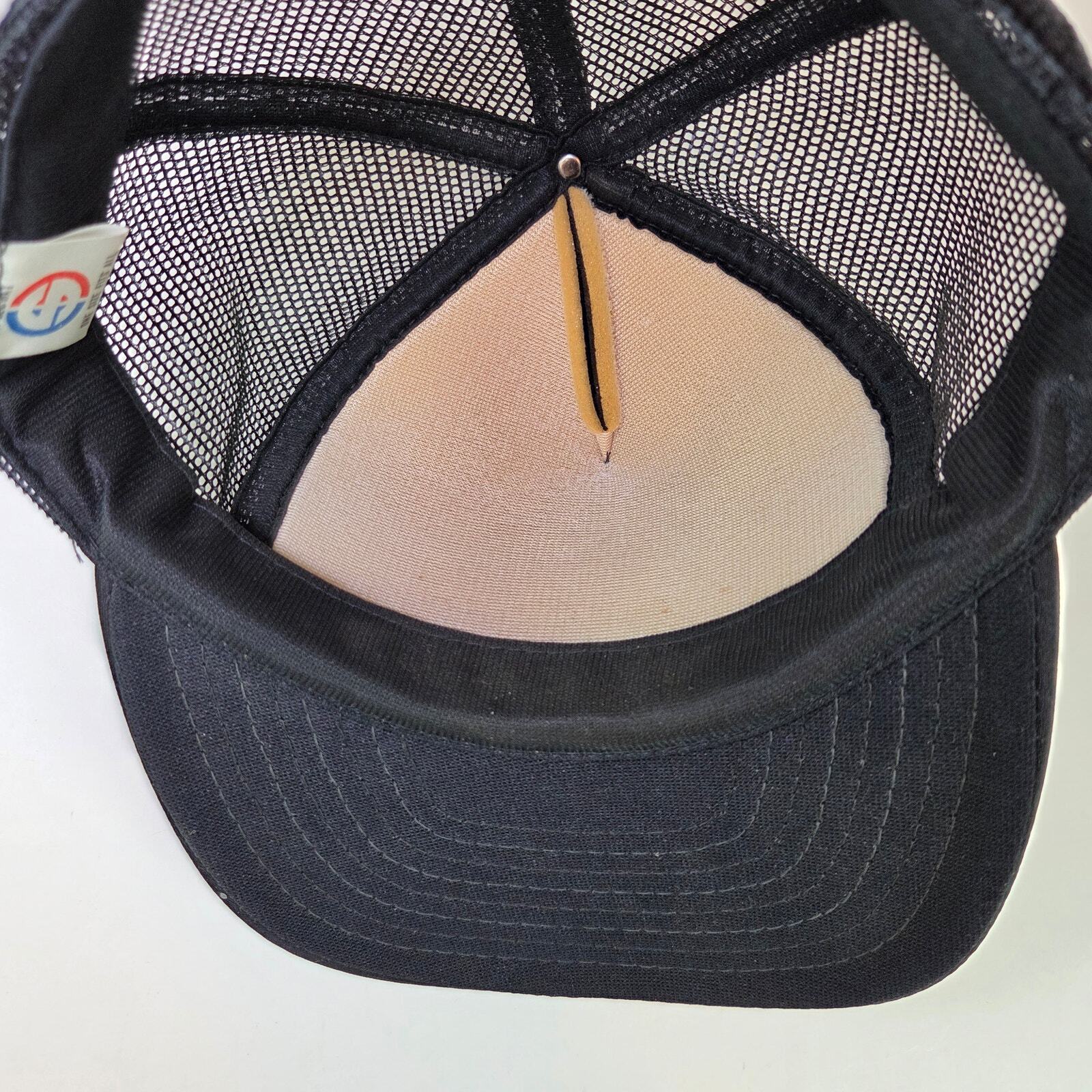 Vintage Scherer & Sons Trucking Hat St. Joseph MN Black Foam Mesh Snapback Promo Item image 7