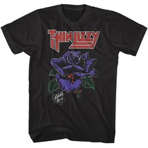 Thin Lizzy Black Rose Men&#39;s T Shirt - $37.50+