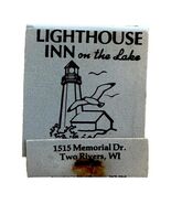 Lighthouse Inn On The Lake Hotel Vintage Matchbook Wisconsin Unused E34m3 - €17,04 EUR