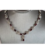 Womens Vintage Estate Sterling Silver Modernist Necklace 50.5g E7684 - €235,65 EUR