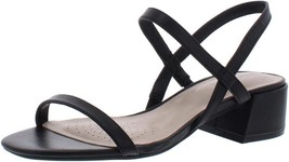 Kenneth Cole Womens 8M Black Maisie Low Heeled Sandal NIB XH2 - £50.65 GBP