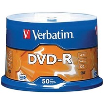 Verbatim 95101 4.7GB DVD-Rs (50-ct Spindle) - $48.77