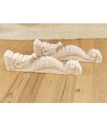 2 Large Seahorse Wood Corbels Nautical Shelf Bracket Sea 15&quot;  **READ DES... - $1,890.77 MXN