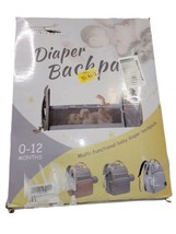 Baby Diaper Bag Backpack Changing Station Derjunstar Portable Crib Heavy Duty - £24.55 GBP