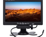 7 inch TFT LCD AV Monitor HD Screen IR Remote Control Car Display Two Wa... - £31.01 GBP