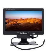 7 inch TFT LCD AV Monitor HD Screen IR Remote Control Car Display Two Wa... - £30.57 GBP