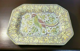 Vintage 33 Estrela de Conimbriga Portugal Hand Painted Hanging Platter Tray XV - £177.41 GBP