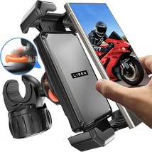 Motorcycle Phone Mount Anti Vibration Phone Holder for Motorcycle Handlebar Bike - £34.85 GBP