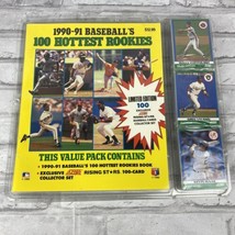 Score 1990-91 Baseball&#39;s 100 Hottest Rookies Rising Stars Cards And Book - $13.21