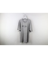 Vtg 90s Fila Mens XL Distressed Spell Out Center Logo T-Shirt Heather Gr... - $40.05
