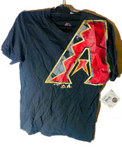 Majestic Juventud Arizona Reverso Diamantes Camiseta Manga Corta Mediano - £10.94 GBP