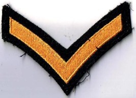Canadian Armed Services Sailor Second Class Gold On Black Arm Patch 1&quot; x 4&quot; - $2.96