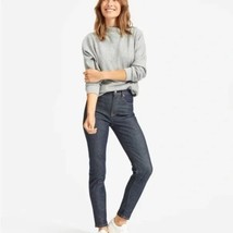 Womens Size 25 25x27 Everlane Dark blue The High-Rise Skinny Ankle Jeans - $25.47