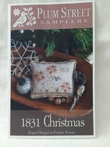 Plum Street Samplers ~ 1831 Christmas ~ Cross Stitch Pattern ~ Sheep Poi... - $9.85