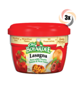 3x Bowls Chef Boyardee Microwavable Lasagna Pasta &amp; Beef In Sauce 7.5oz - $362.05 MXN
