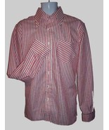 NEW! XSmall MODERNACTION Red Stripe LS Shirt Skinhead Mod Oi Ska Norther... - $49.27 CAD