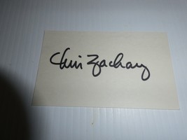 Vintage 1960s MLB Baseball Player Chris Zachary Cardinals Signed 3x5 Ind... - £14.13 GBP