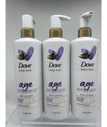 (3) Dove Body Love Body Cleanser Age Embrace Boost Peptide Serum   17.5 ... - £19.93 GBP