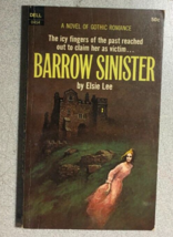 BARROW SINISTER by Elsie Lee (1969) gothic romance Dell paperback - $14.84