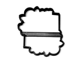 Floral Square Frame Outline Flower Edge Accent Cookie Cutter USA PR3225 - £2.39 GBP