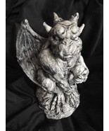 Gargoyle Sentry Protector Statue Horned Creature Beast Medieval Statuary  - $27.42 CAD