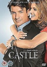 Castle: The Complete Fifth Season DVD (2013) Nathan Fillion Cert 15 6 Discs Pre- - £14.94 GBP