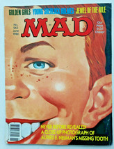 1986 MAD Magazine June No. 263 &quot;Young Sherlock Holmes / Jewel of the Nil... - $9.99