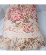 RALPH LAUREN HOME GUINEVERE FULL Flat sheet ruffled Floral French Countr... - $139.44 CAD
