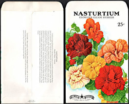 Vintage Huge Nasturtium Seed Pack - £6.19 GBP