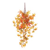 Fall Leaf Hanging Vine (Set of 2) 31&quot;H Polyester - £43.99 GBP