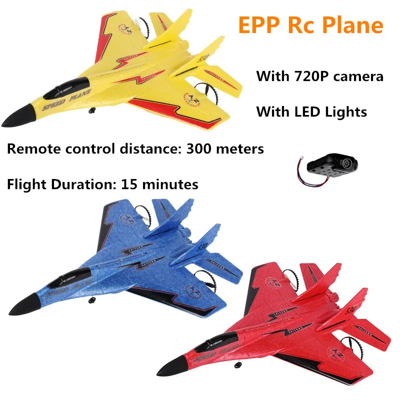 RC Aircraft 720p HD Camera Wifi FPV Fixed Wing Radio Remote Control Plane Glider - £53.20 GBP+