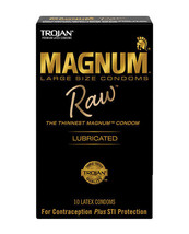 Trojan Magnum Raw Condoms - Pack of 10 - £22.54 GBP