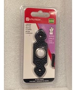 1 Utilitech Lighted Button Black Finish Doorbell #2369369*NEW* cc1 - $16.32 CAD