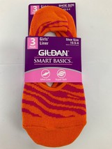Gildan Smart Basics Girls&#39; 3 Pack Low Cut Socks Shoe Size: 4-10 Multi Color - £4.70 GBP