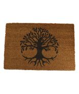 Tree Of Life Eden With Dendritic Roots Coir Coconut Fiber Floor Mat Doormat - €25,73 EUR