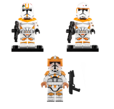 3Pcs Commander Cody Boil and Waxer 212th Attack Battalion Star Wars Minifigures - $167.56 MXN