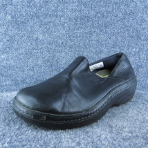 Timberland  Women Clog Shoes Black Leather Slip On Size 8 Medium - £23.66 GBP