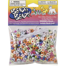 Multicolored Alphabets and Numbers Bead Kit - £25.66 GBP